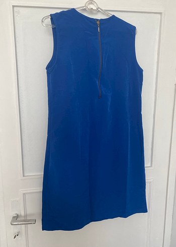 Mavi Püsküllü Midi Bohem Elbise - Görsel 3