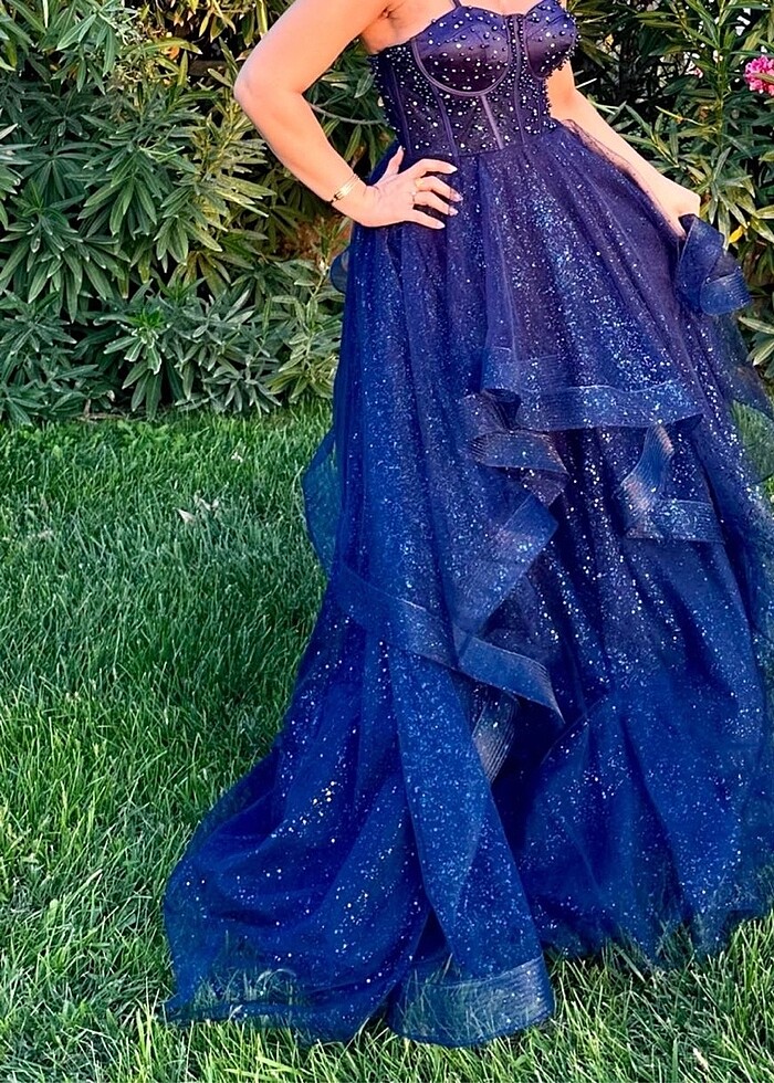 Nişan söz elbisesi ve tokası - Görsel 2