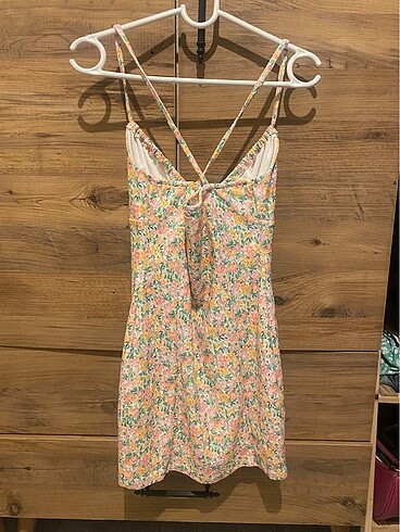 s Beden çeşitli Renk BERSHKA çiçek desenli mini elbise