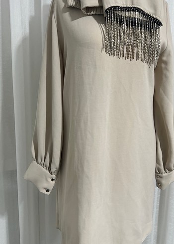 Taşlı pantolon tunik takım - Görsel 2