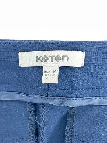 36 Beden lacivert Renk Koton Kumaş Pantolon %70 İndirimli.