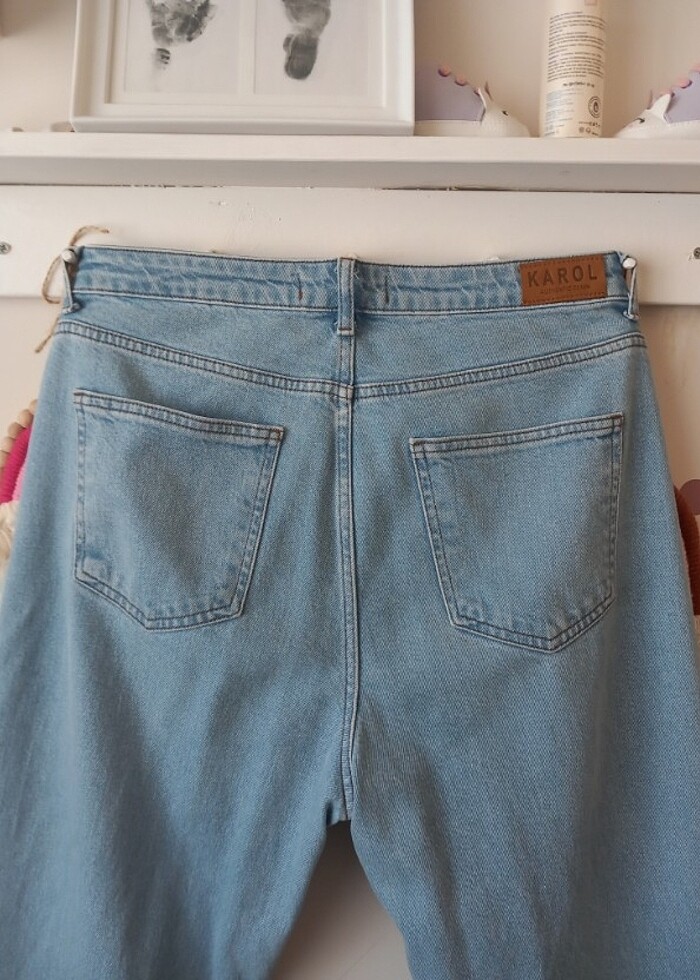 Bol paça normal bel jean  - Görsel 3