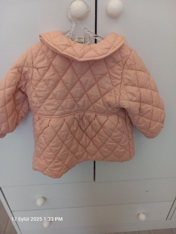 Pembe Kız Çocuk Mont - Görsel 2