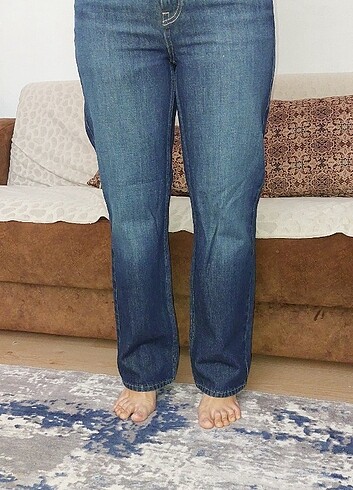 38 Beden mavi Renk Zara jean