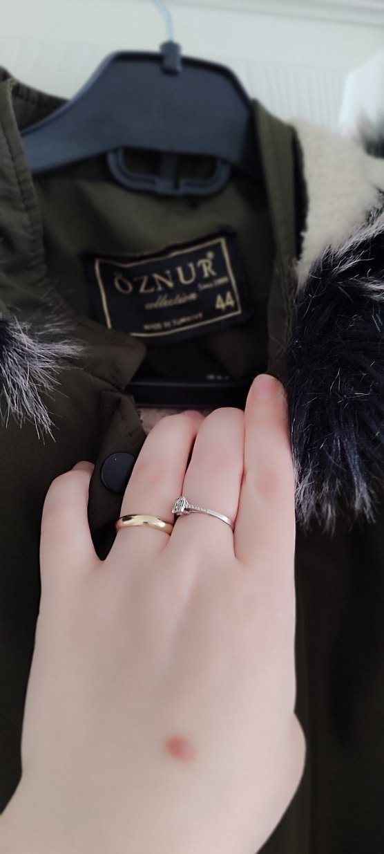 Kahverengi Uzun Kürklü Kadın kaban - Görsel 3