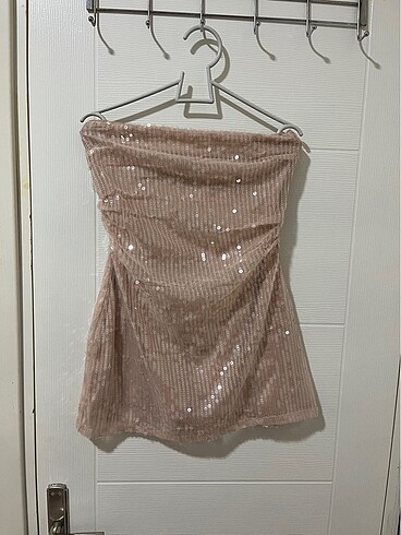 Zara payetli elbise