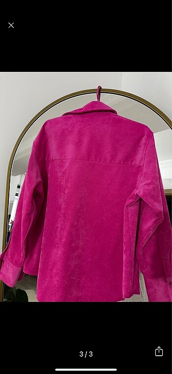 Zara Zara kadife gömlek