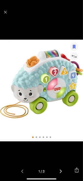 Fisher price yürüyen kirpi