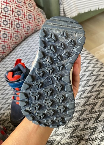 24 Beden mavi Renk Gri Mavi Erkek Çocuk Botları Velcro