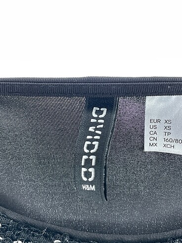 xs Beden siyah Renk H&M Bluz %70 İndirimli.