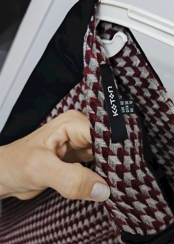 kaz ayağı desen etek - Görsel 2