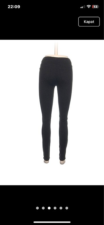 32 Beden BERSHKA JEAN/ KOT PANTOLON
