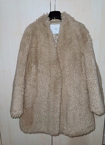 MANGO KÜRK GÖRÜNÜMLÜ CEKET - Görsel 8