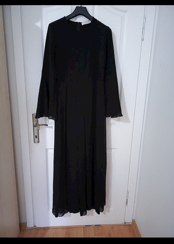 Siyah Uzun Elbise - Görsel 5