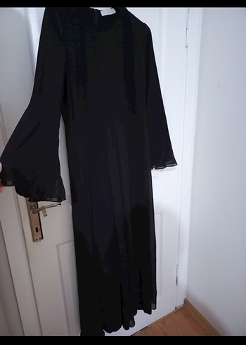 Siyah Uzun Elbise - Görsel 7