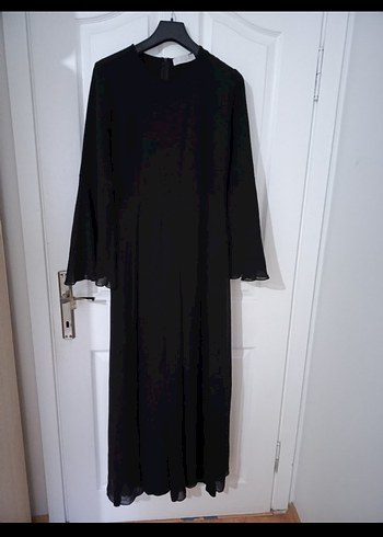 Siyah Uzun Elbise - Görsel 6