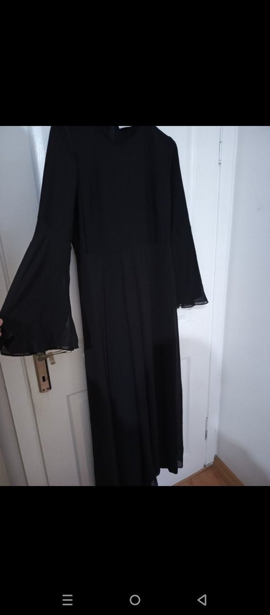 Siyah Uzun Elbise - Görsel 4