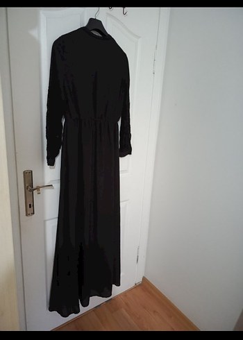 Siyah Uzun Elbise - Görsel 6