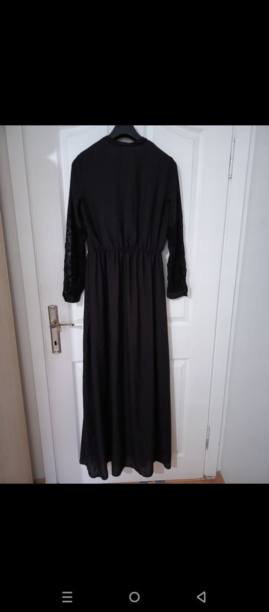 Siyah Uzun Elbise - Görsel 2