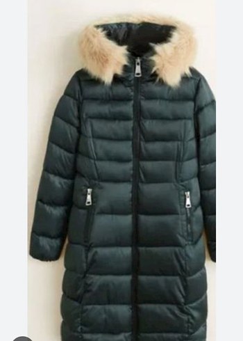 MANGO Kürklü Kapüşonlu Uzun Şişme Mont
Anorak - Görsel 5