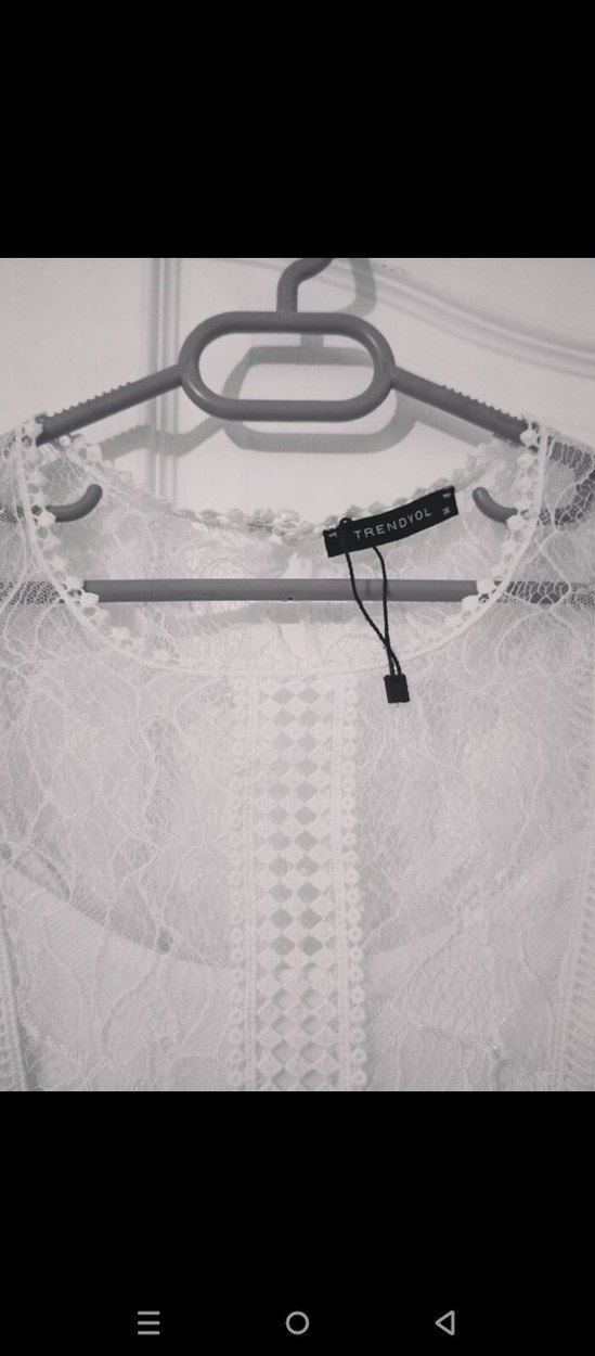 Beyaz Uzun Elbise - Görsel 5