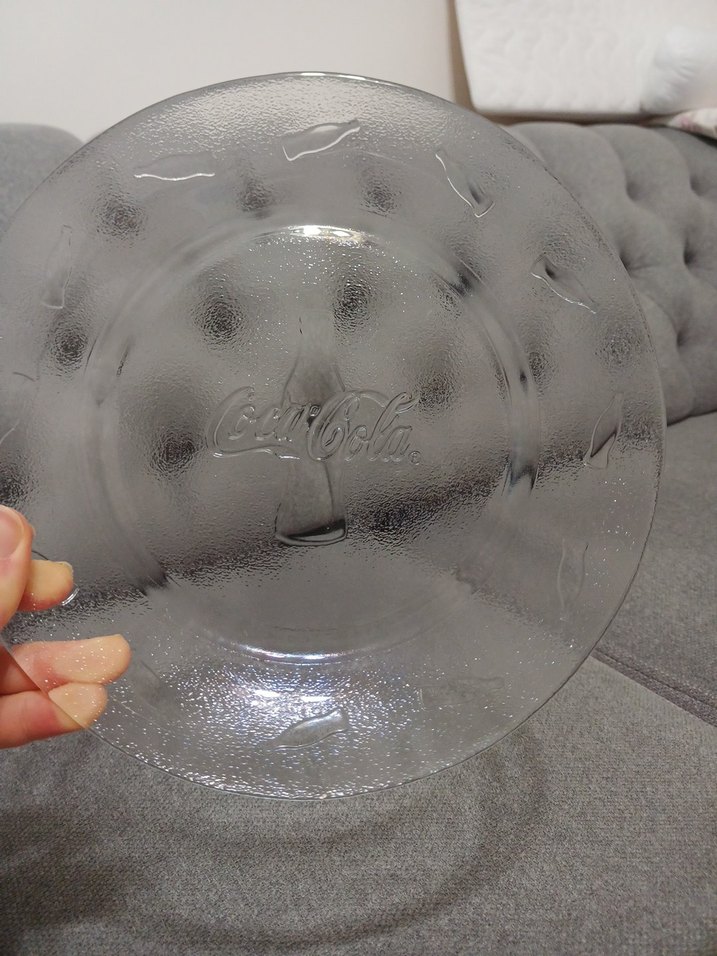 Şeffaf Cam Tabak Seti 9 tane sıfır gibi - Görsel 4