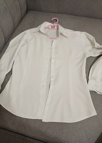 S beden beyaz kadin gomlek - Görsel 5