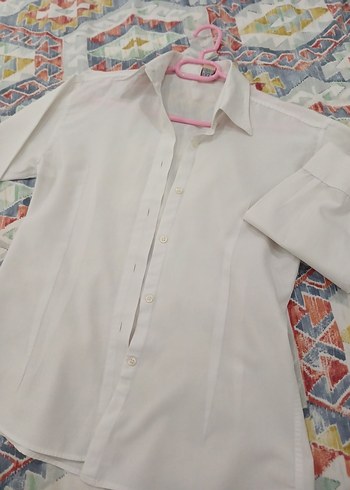 S beden beyaz kadin gomlek - Görsel 2