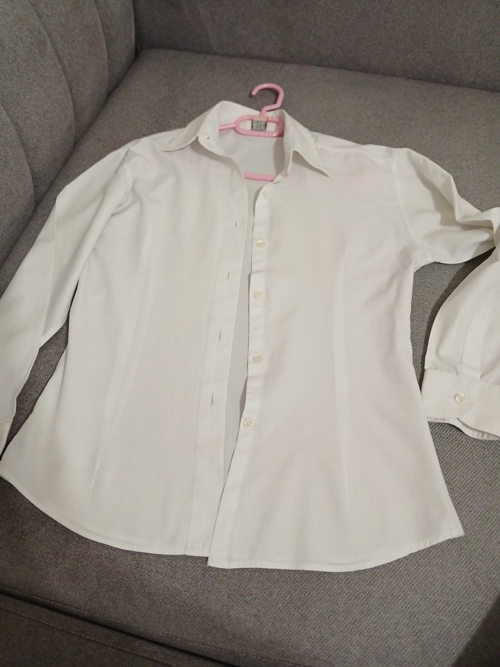 S beden beyaz kadin gomlek - Görsel 5