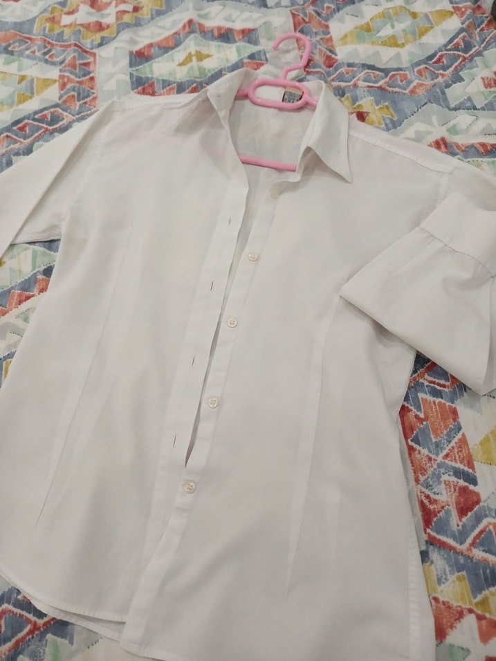 S beden beyaz kadin gomlek - Görsel 2
