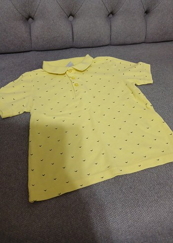LC Waikiki Erkek Çocuk Sarı Kısa Kollu Polo Tişört 3 4 yaş