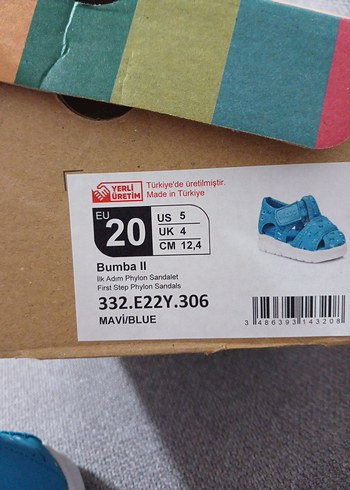 20 Beden Vicco Erkek Bebek 20 numara Sıfır