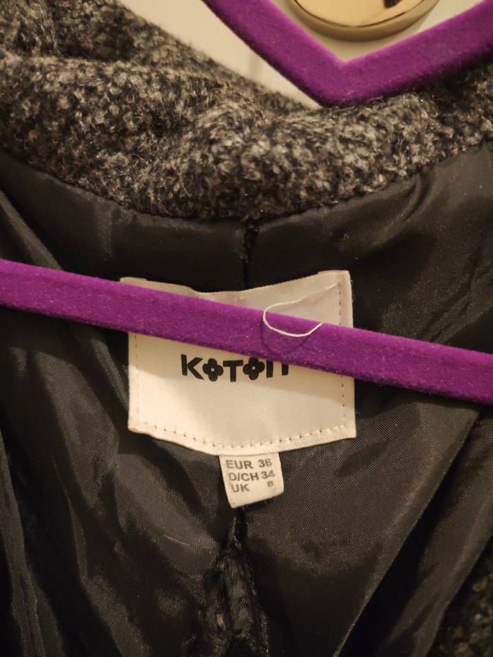 Koyu Gri Kadın Kaban — görsel 2/6