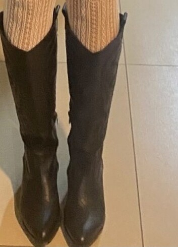 Siyah kovboy çizme 