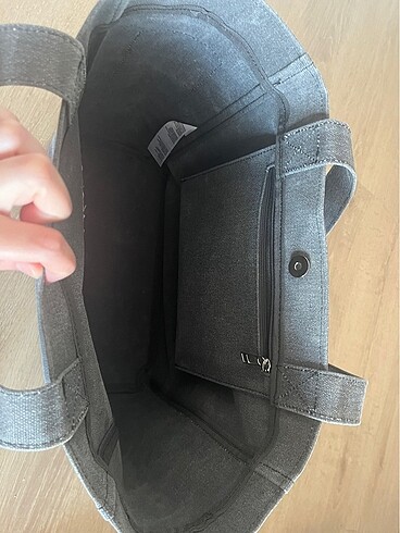 Beden gri Renk Pierre Cardin Tote Çanta