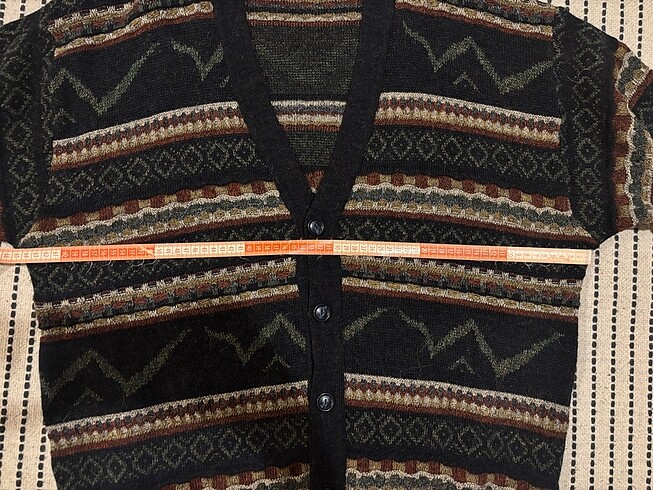 l Beden Vintage Oversize Hırka