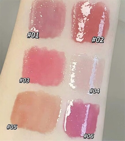 Diğer Gege bear heart jelly lipstick