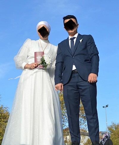 Tesettür Nikah elbisesi