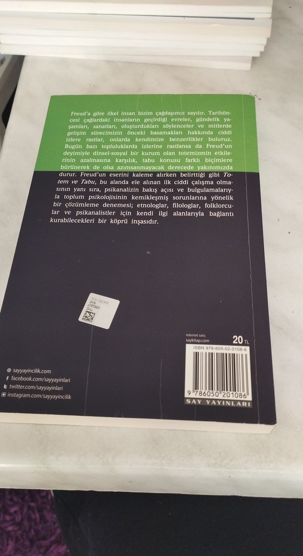 Sigmund Freud - Totem ve Tabu Kitabı - Görsel 2