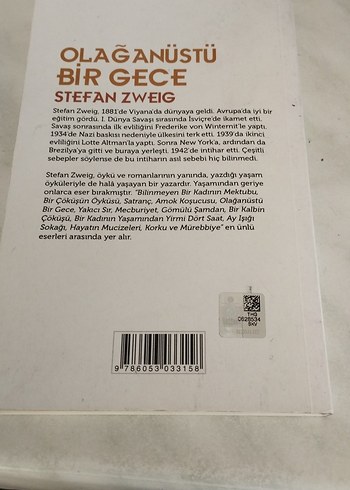 Olağanüstü Bir Gece - Stefan Zweig - Görsel 2