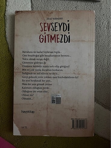  Sevseydi gitmezdi kitap