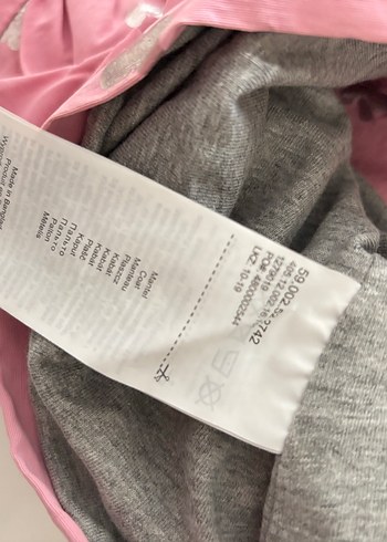 Kız Çocuk Pembe Kapüşonlu Fermuarlı Yağmurluk - Görsel 3