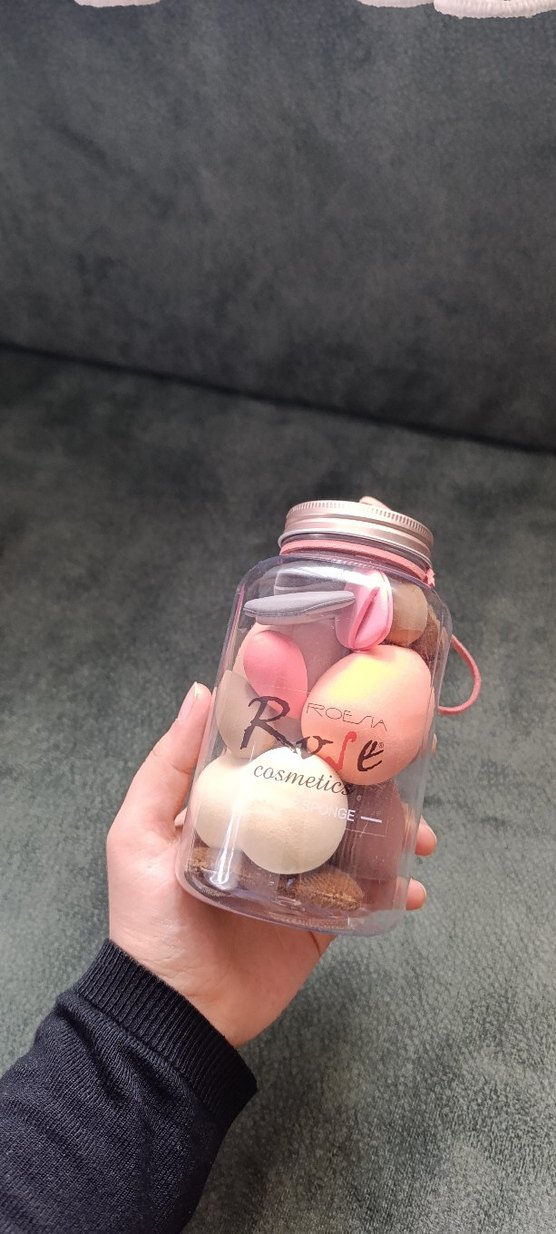 Renkli 12'li Makyaj Sünger Seti - Görsel 2