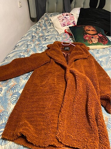 xl Beden Bayan Kışlık Peluş Kaban