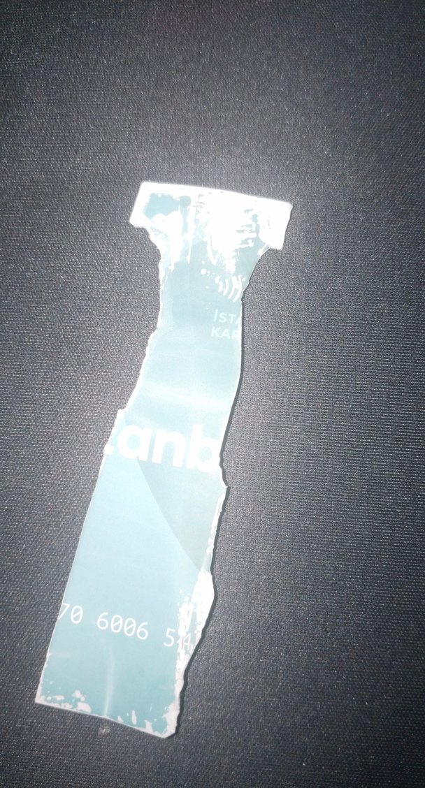 çıtır hasarlı yeni abonman yuklenmiş istanbul kard - Görsel 2