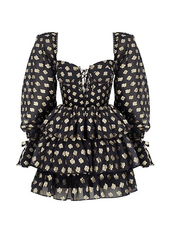 New Arrivals bowie gold elbise