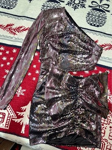 s Beden mor Renk New Arrivals Galata glow elbise