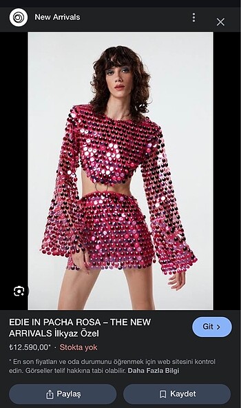 s Beden pembe Renk New Arrivals pembe mini elbise Orjinal