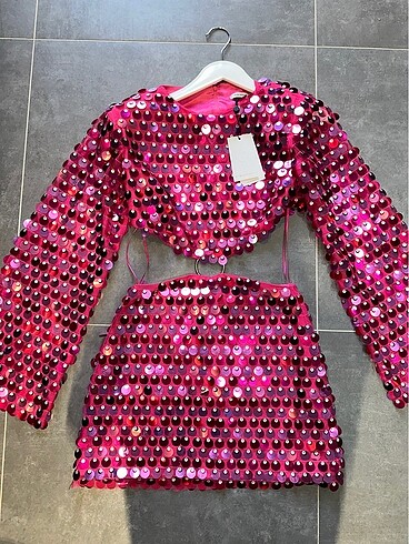 New Arrivals pembe mini elbise Orjinal