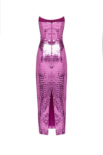 s Beden pembe Renk Urban muse pembe midi elbise